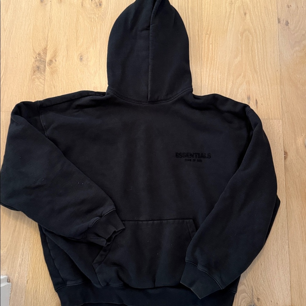 Essentials Fear of God Black hoodie, S